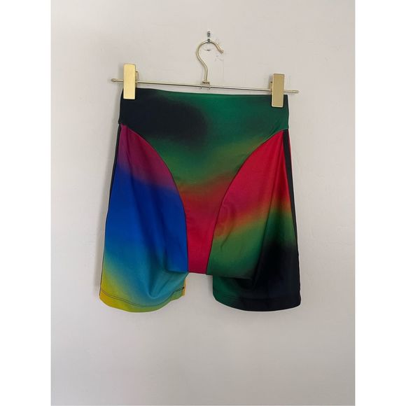 ADIDAS ORIGINALS Multicolor Paolina Russo Edition Biker Shorts Size XS - Picture 3 of 5